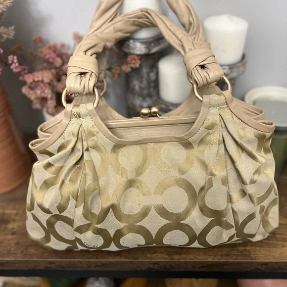 Coach Parker optic art kisslock hobo - Picture 2 of 8